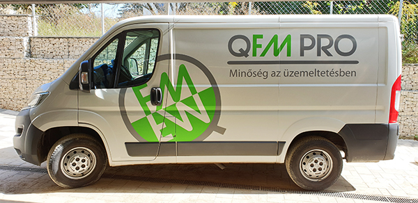 Céges teherautó dekor Gyál