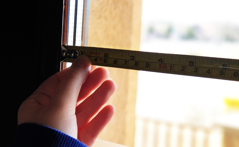 Opál fóliázás méretvétel